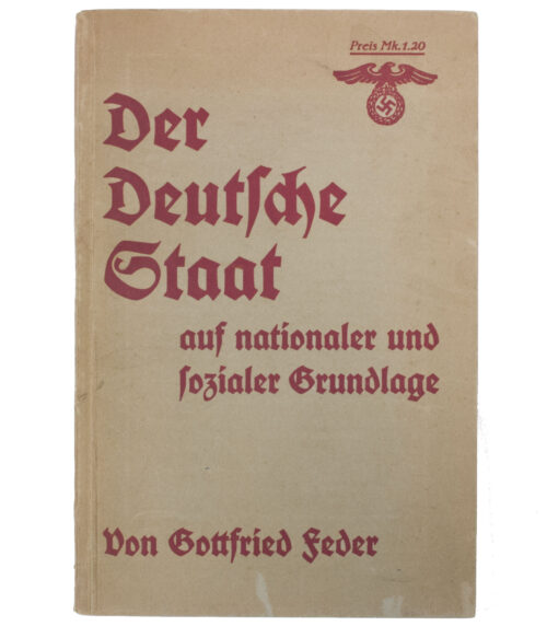 (Book) Gottfried Feder - Der Deutsche Staat auf nationaler und sozialer Grundlage (1935)