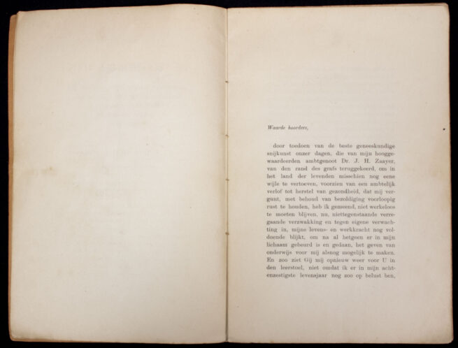 (Brochure) G.J.P.J. Bolland - De Teekenen des Tijds (1921) 1e druk