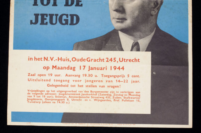 Max Blokzijl Spreekt tot de jeugd - Utrecht (1944)