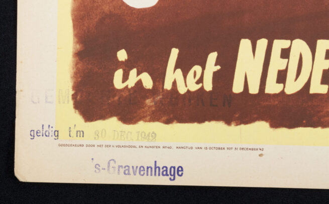 (Poster NSB) Nederlandsch Arbeitsfront - Welvaart door Samenwerking (1942)