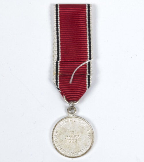Miniature medal Anschluss Austrian annexation medal