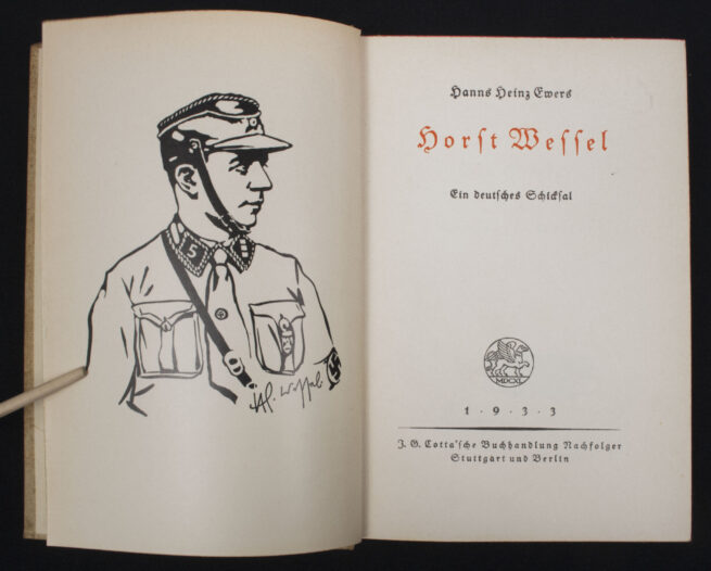 (Book) Hanns Heinz Ewers - Horst Wessel (1933)