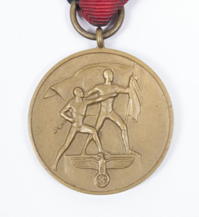 Sudetenland Annexation medal + case