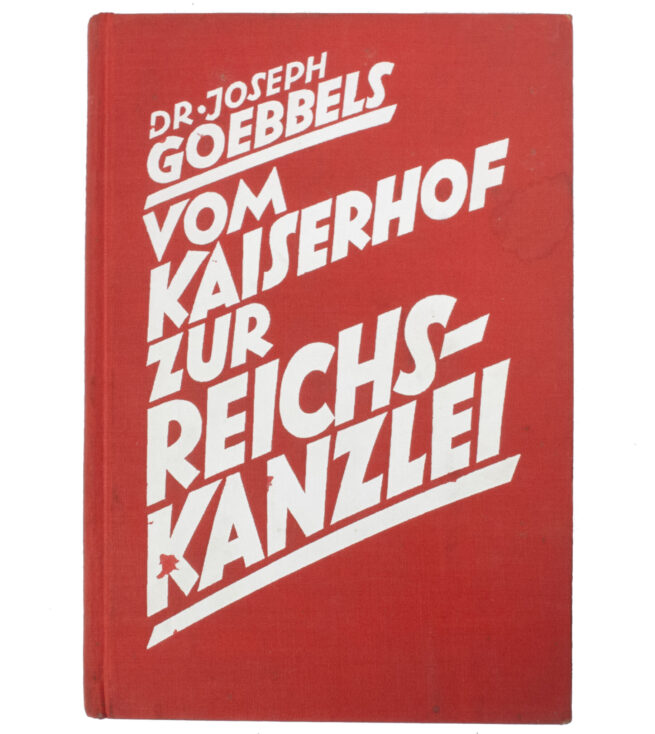 (Book) Goebbels - Vom Kaiserhof zur Reichskanzlei (1941)