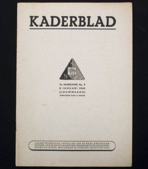 (Magazine NSB) Kaderblad No.5 - 2e Jrg (January) 1943