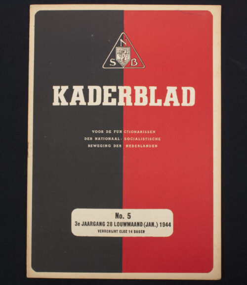 (Magazine NSB) Kaderblad No.5 - 3e Jrg (Januari) 1944
