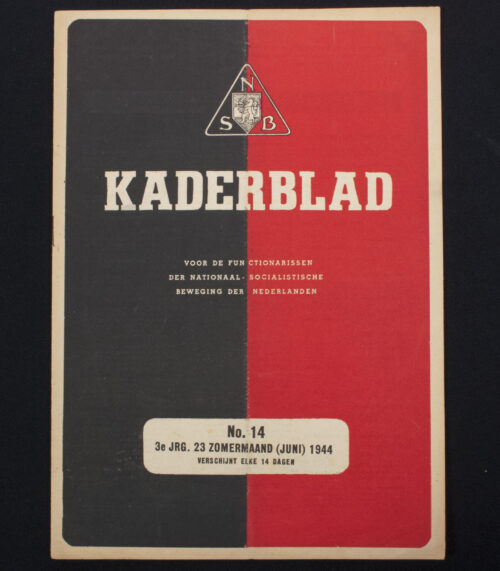 (Magazine NSB) Kaderblad No.14 - 3e Jrg (juni) 1944