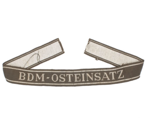 Bund Deutscher Mädel (BDM) Cufftitle BDM-Osteinsatz - VERY RARE!