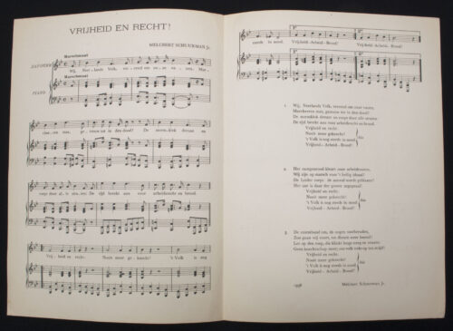 (NSB) Melchert Schuurman – Vrijheid en Recht sheet music
