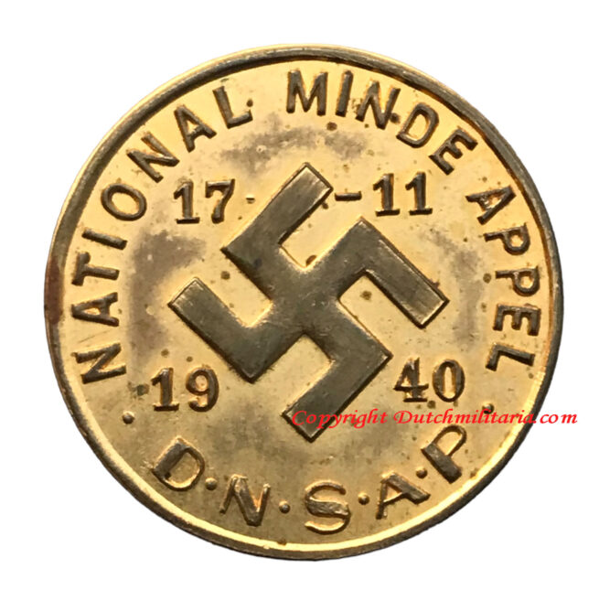 (Denmark) DNSAP – Danmarks Nationalsocialistiske Arbejderparti - National Minde Appel 1940 (EXTREMELY RARE!)