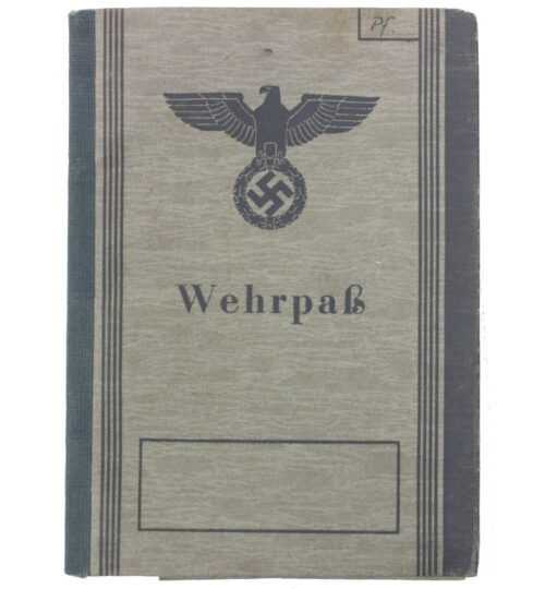 Wehrpass Wehrbezirkskommando Augsburg (1944)
