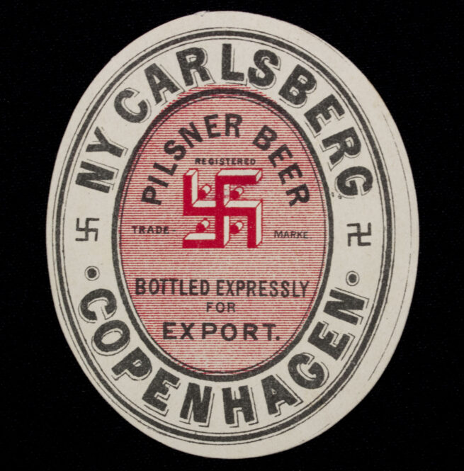(Denmark) Carlsberg beer label very old - probably 1920's