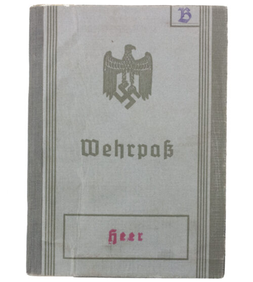 Wehrpass first type - Wehrbezirkskommando Mettmann (1943)