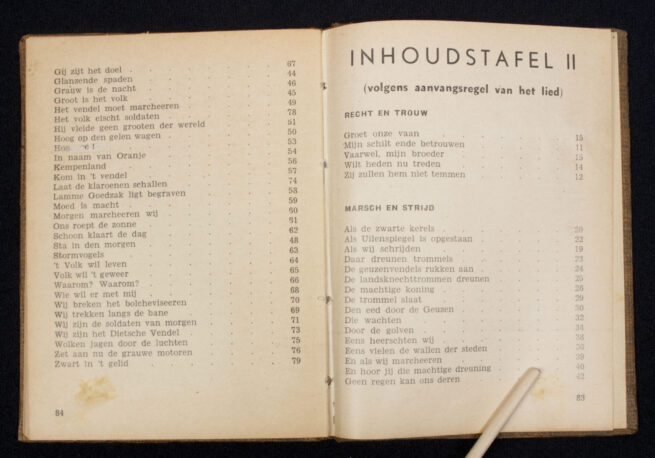 Belgium-Het-lied-der-Brigade-Uitgave-der-Dietsche-Militie-Zwarte-Brigade-1942-RARE