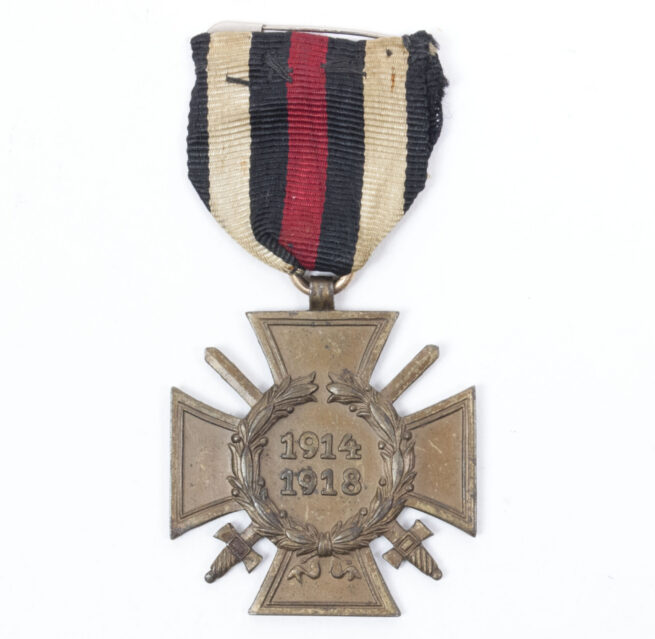 Ehrenkreuz für Frontkämpfer + citation (Land Lippe / Brake)