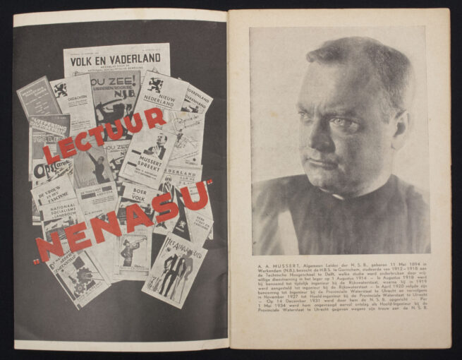 (Brochure) NSB Programma 3en Landdag 30 maart 1935 - Rare