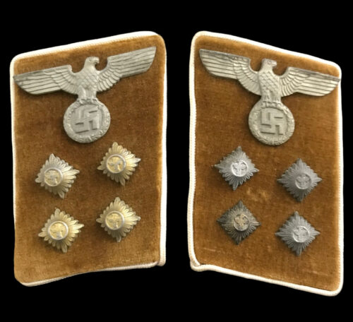 NSDAP GemeinschaftsleiterCommunity Leader Collar Tabs (with RZM Label)