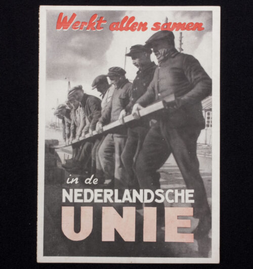 Nederlandsche Unie - recruitment card 2
