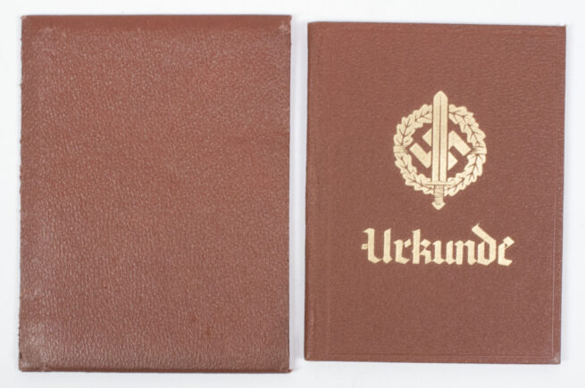SA-Sportabzeichen-Urkunde-booklet-with-passphoto-SA-Wehrabzeichen-Ubungsbuch