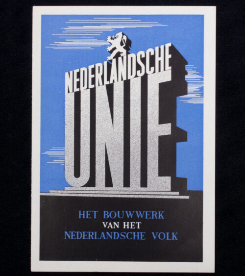 Nederlandsche Unie - recruitment card 1