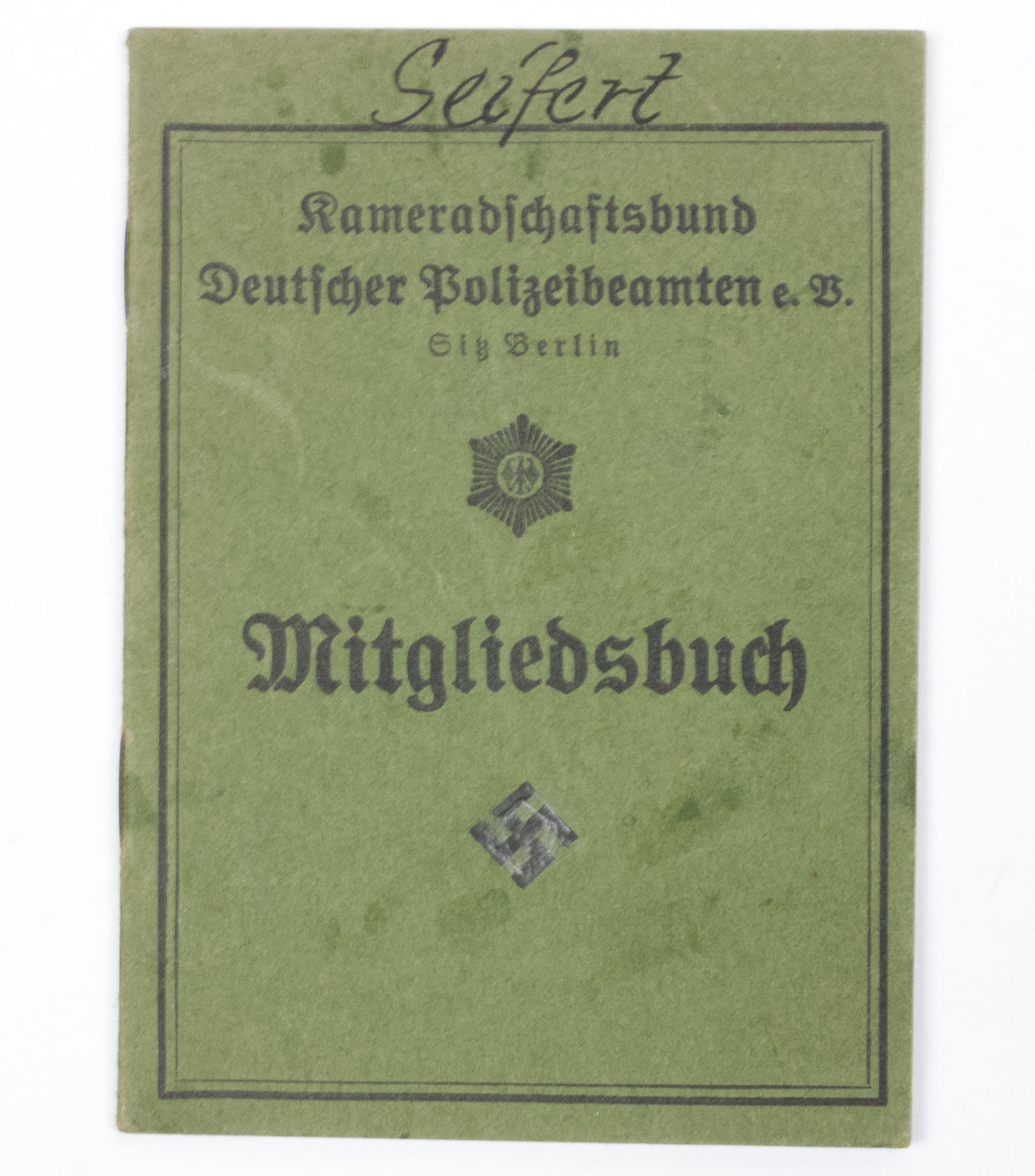 SA-group-with-SA-Leistungsbuch-Kameradschaftsbund-Deutscher-Polizeibeamten-Mitgliedsbuch-Citations-EK2-FEK-and-more