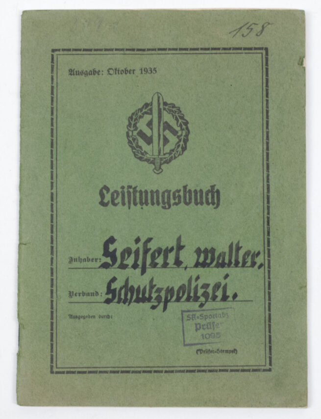 SA-group-with-SA-Leistungsbuch-Kameradschaftsbund-Deutscher-Polizeibeamten-Mitgliedsbuch-Citations-EK2-FEK-and-more
