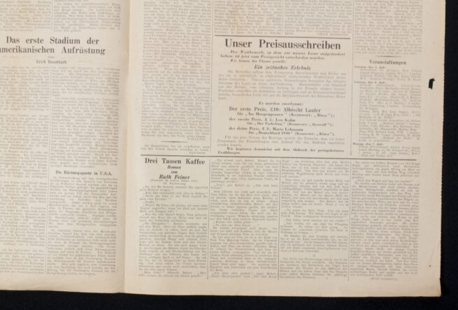 (Newspaper) Die Zeitung Londoner Deutsches Wochenblatt 5. Juli 1941