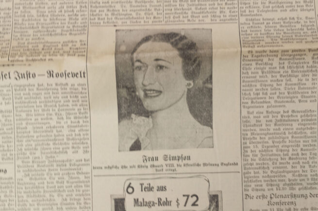 (Newspaper) Argentina - Deutsche La Plate Zeitung 4 Dezember 1936 - VERY RARE
