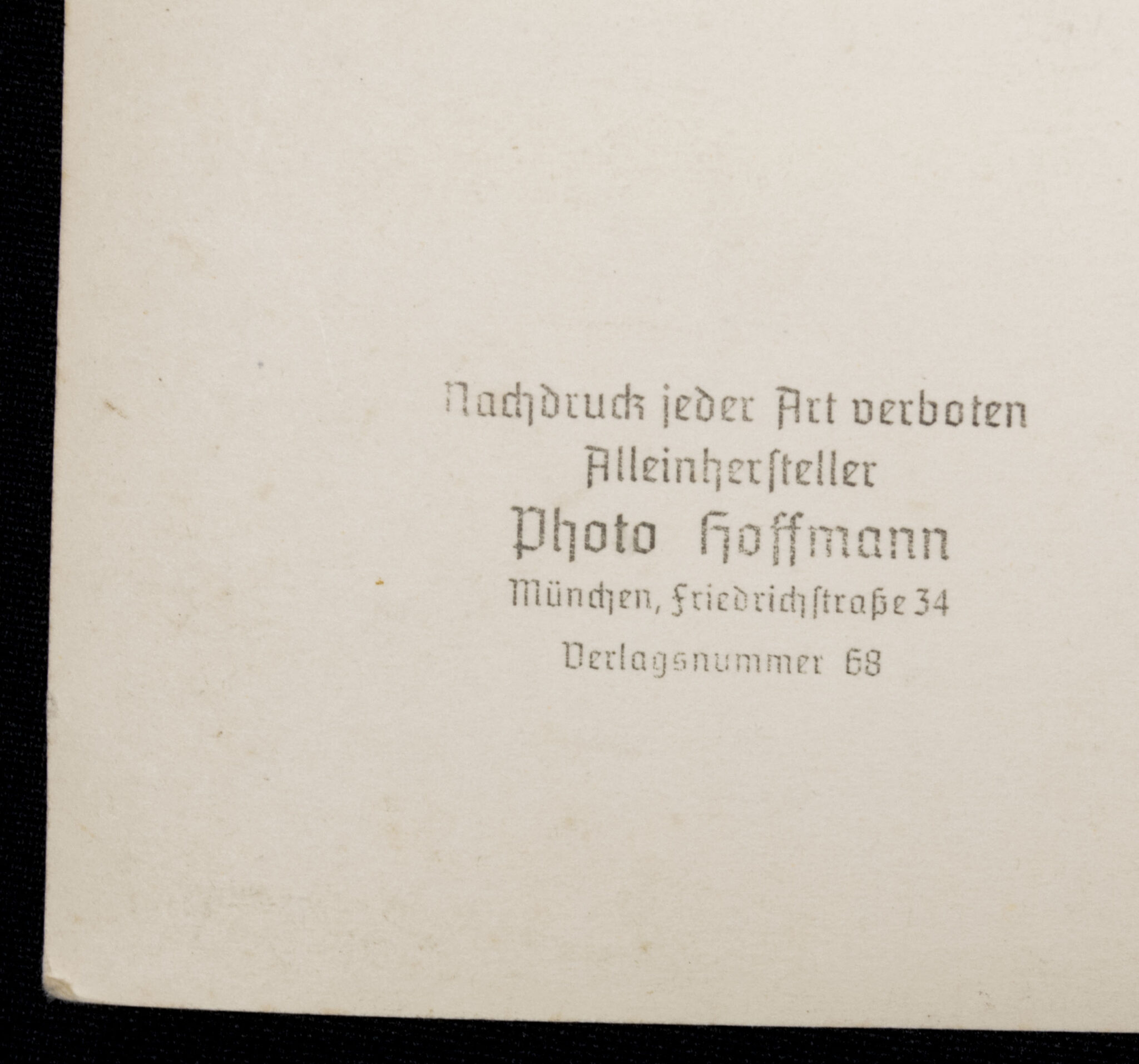 (Photo) large Hoffmann photo of Adolf Hitler (30 x 24 CM)