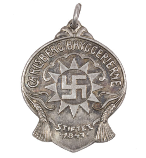 (Denmark) Carlsberg swastika medal (period 1920's1930's)