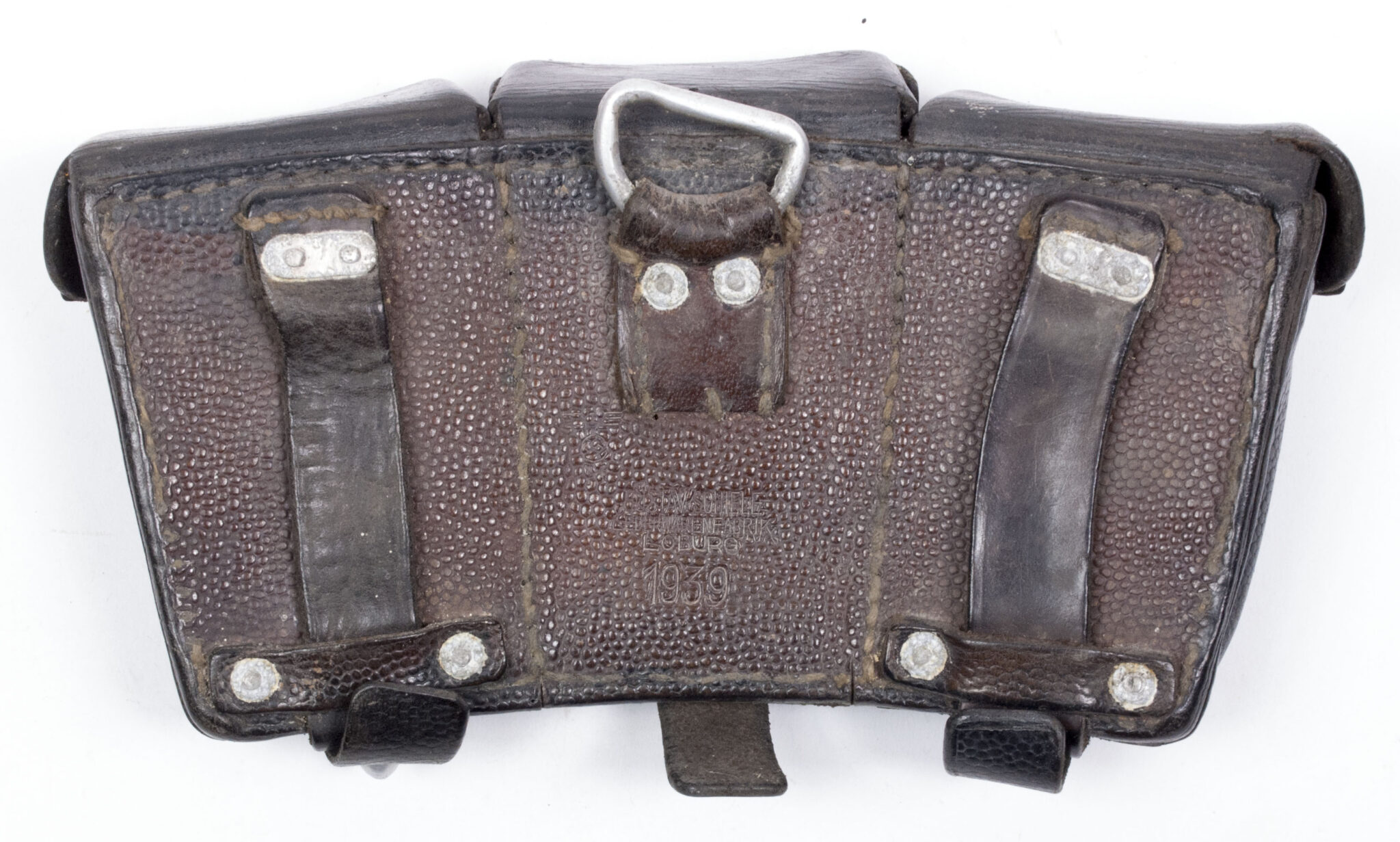 Kriegsmarine-KM-K98-Pouch-marked-Gustav-schele-Lederwarenfabrik-Loburg-1939
