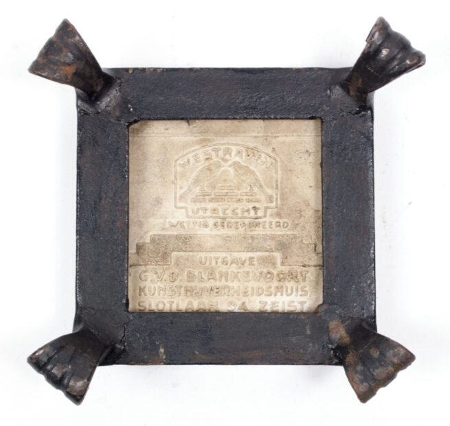Nachtjagd Geschwader 1 (I.NJG 1) Holland 1941 Tile set in a wrought iron display frame - rare