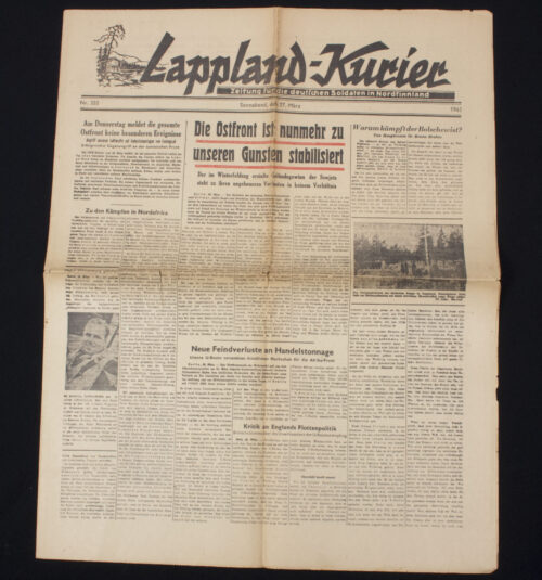 (Newspaper) Lapland-Kurier - Zeitung für die deutschen Soldaten in Nordfinnland 1943