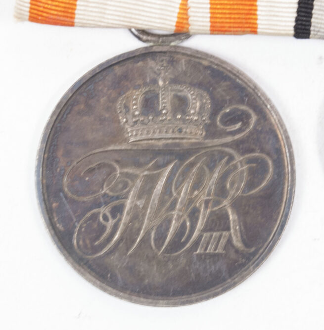 Allgemeines Ehrenzeichen 2. Klasse + 1871 Kriegsdenkmünze + Zentenaren medaille