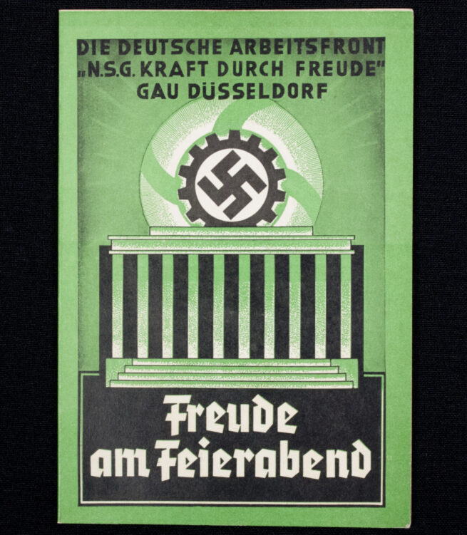 Die deutsche Arbeitsfront N.S.G. Kraft durch Freude Gau Düsseldorf Ausweis