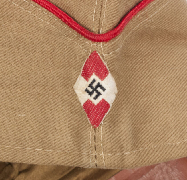 Hitlerjugend (HJ) Schiffchen Sommermütze with RZM label