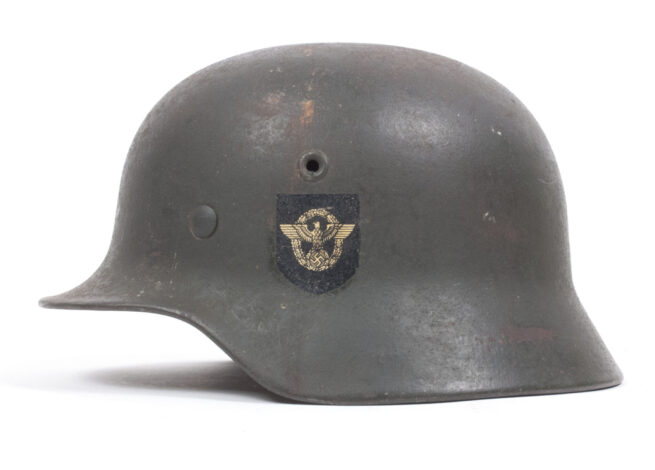 Early-ET62-M35-Polizei-double-decal-steel-helmet