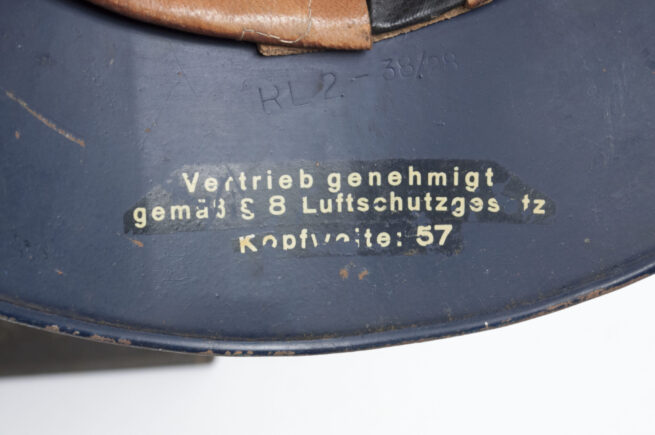 Reichsluftschutzbund Luftschutz Gladiator Helmet