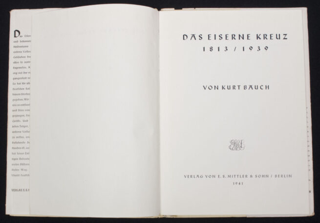 (Book) Das Eiserne Kreuz 18131939 (1941)