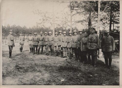 (Pressphoto) WWI German awarding of Iron Crosses First Class