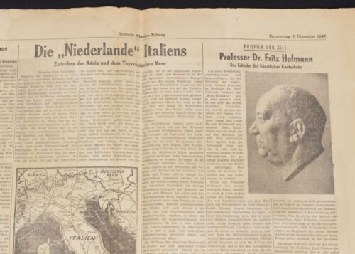 (Newspaper) Deutsche Ukraine-Zeitung #283 Donnerstag 2. Dezember 1943 - rare