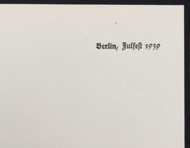 Der Reichsführer-SS Julleuchter document (1939) - extremely rare