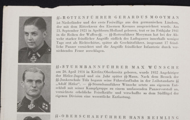 Die Ritterkreuzträger der Waffen-SS - Folge 5 (Gerardus Mooyman) - Rare
