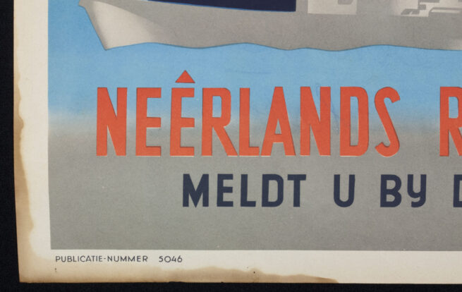 Dutch-NSBVolunteer-Poster-Het-Zeegat-uit-Neerlands-roem-Herleeft-Meldt-u-bij-de-Kriegsmarine-Extremely-rare