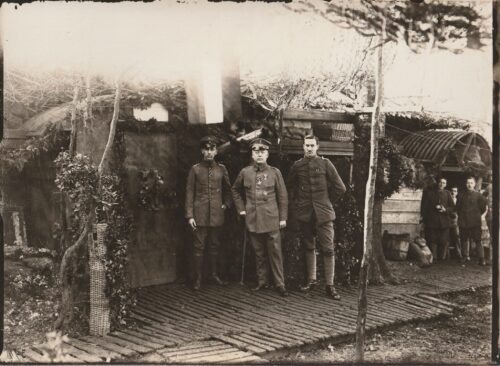 (Pressphoto) GermanAustrian WWI bunker photo (18 x 13 cm)