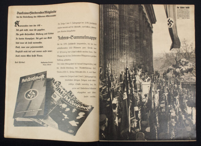 Magazine-SS-FM-Zeitschrift-Reichsführung-SS-für-fördernde-Mitglieder-2.-JahrgangFolge-3-1936