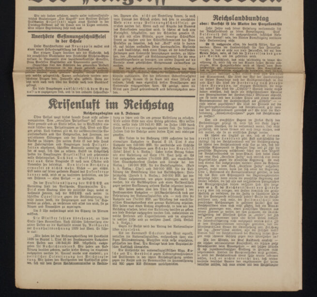 (Newspaper) Roter Adler- Tageszeitung der Mark Brandenburg 5. Februar 1931