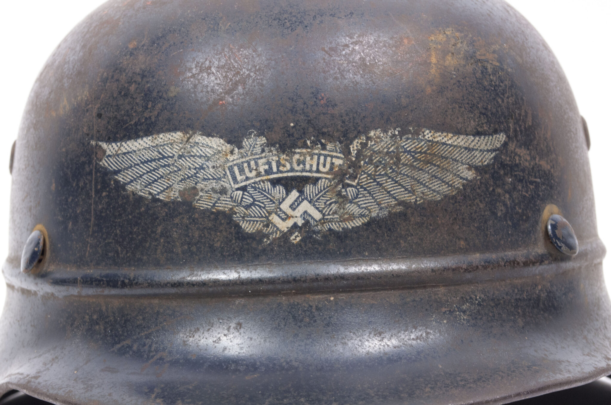 NS66 Reichsluftschutzbund (RLB) M40 Beaded Luftschutz Helmet