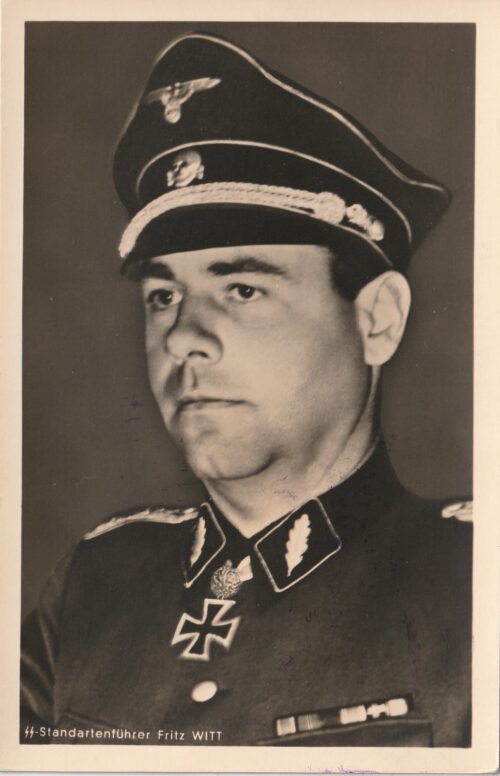 (Postcard) SS-Standartenführer Fritz Witt (Photo Hoffmann)