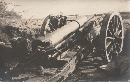 (Postcard) WWI Field Canon